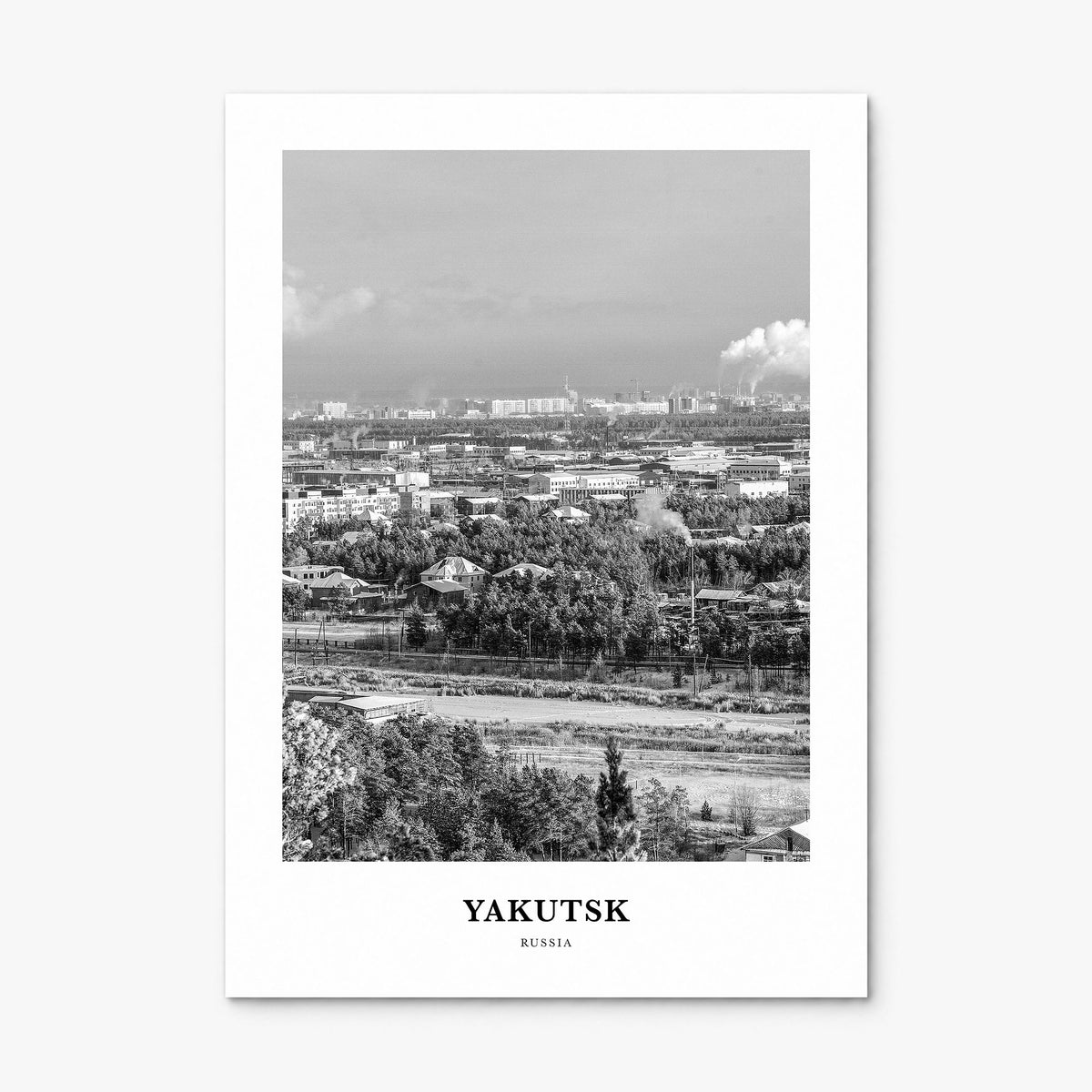 Yakutsk Classic Poster, print only (unframed)