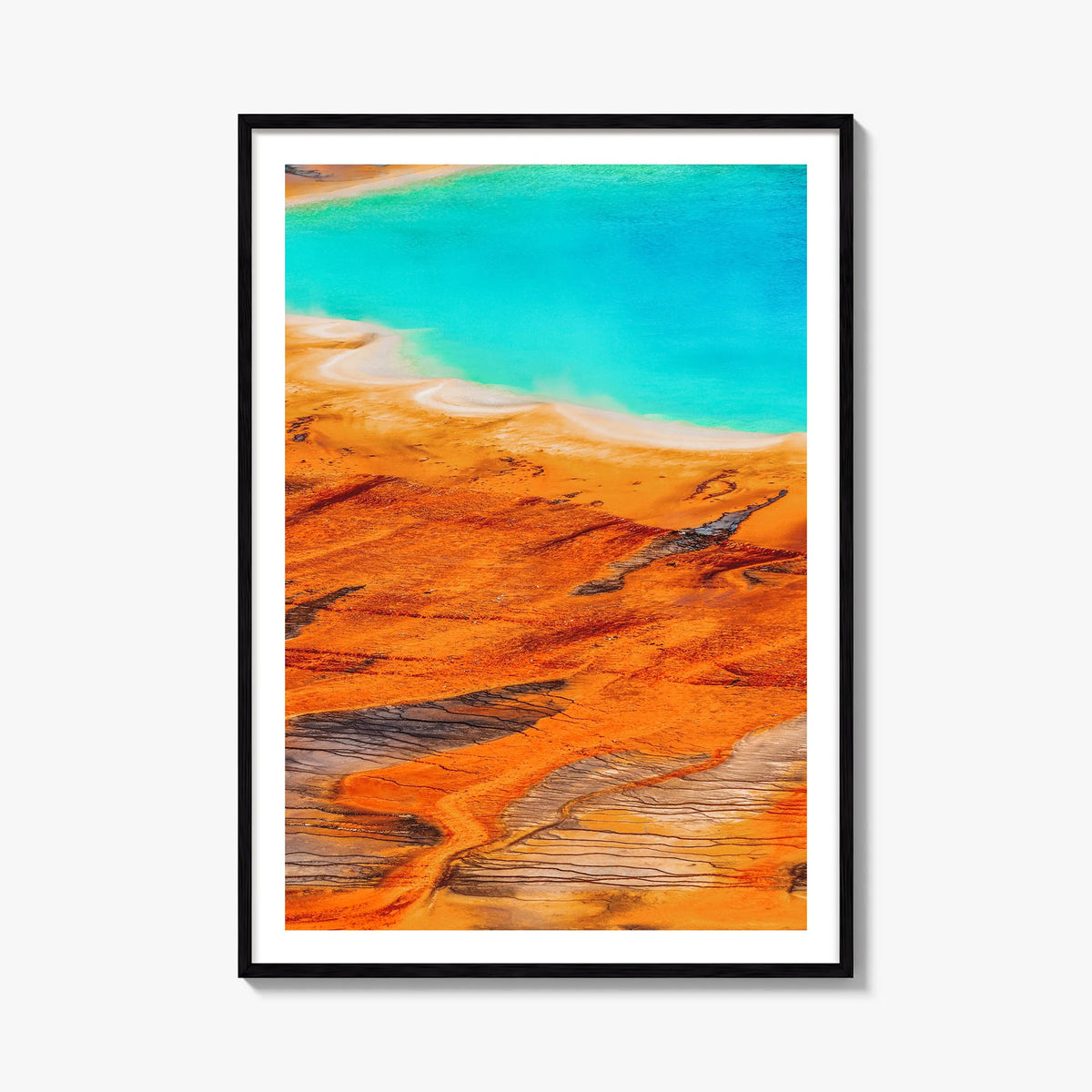 Yellowstone National Park no. 2 colorful photo poster of Wyoming, Montana & Idaho, USA – vertical wall art, unframed print sh
