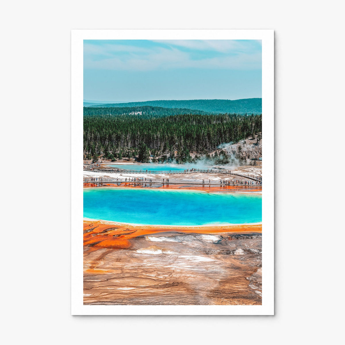 Yellowstone National Park Photo No 1 Poster, print only (unframed), white border