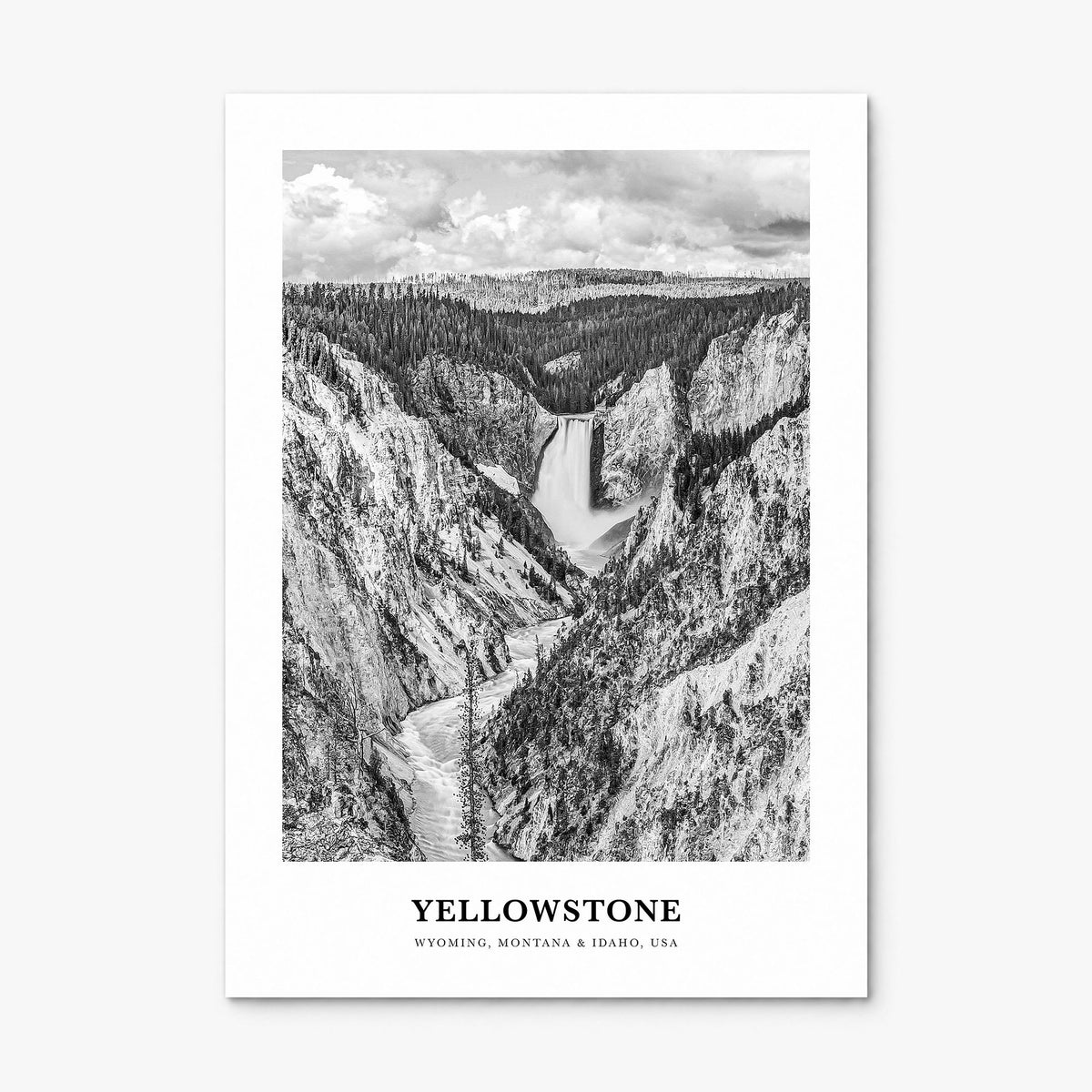 Yellowstone National Park Classic Poster, print only (unframed)