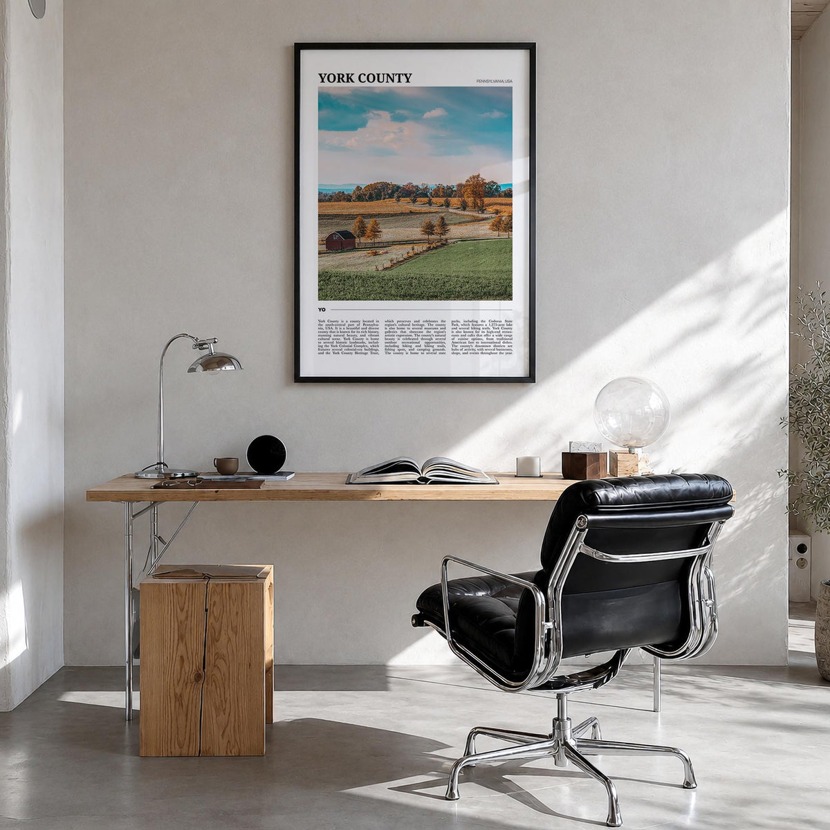 York County, Pennsylvania Travel Poster