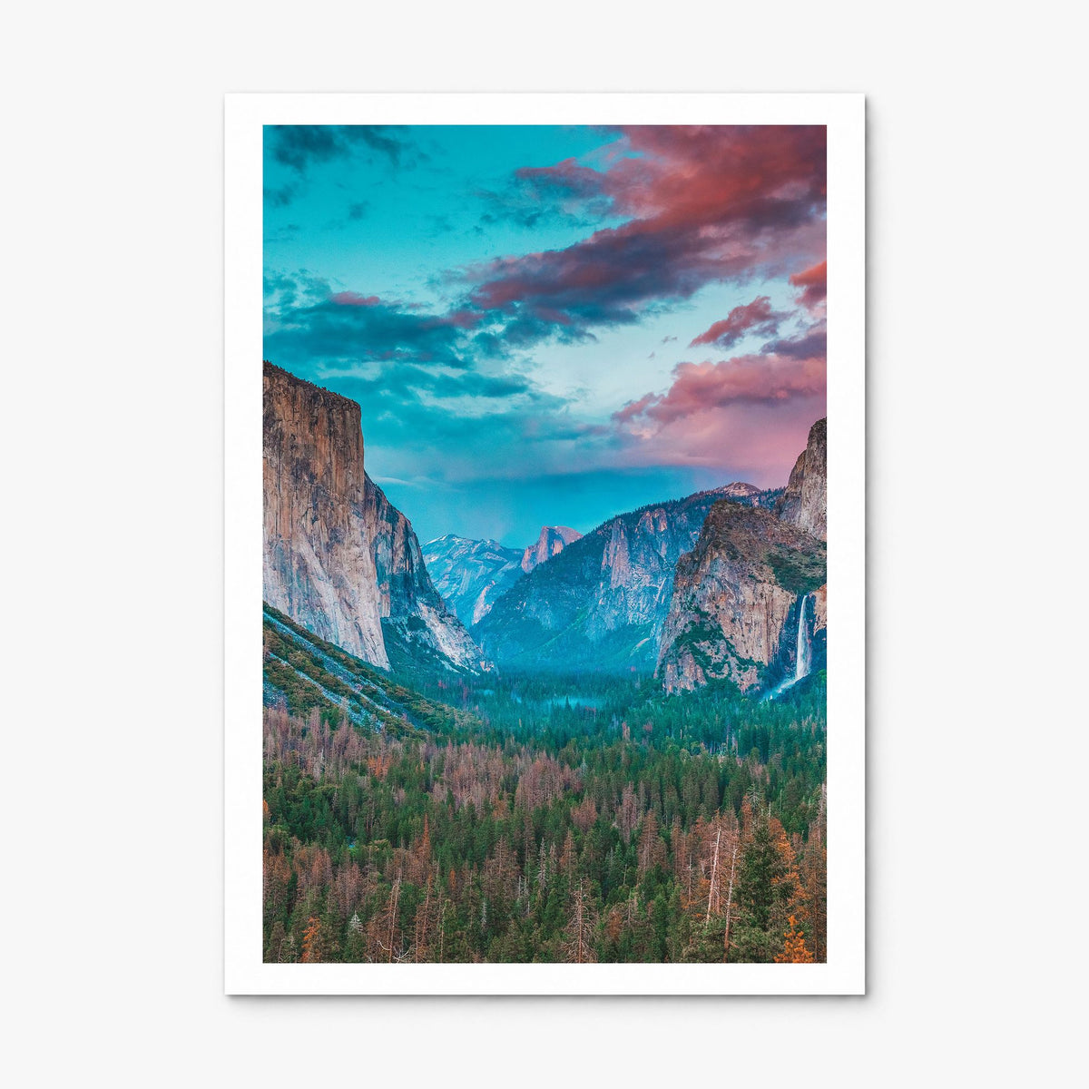 Yosemite National Park Photo No 1 Poster, print only (unframed), white border