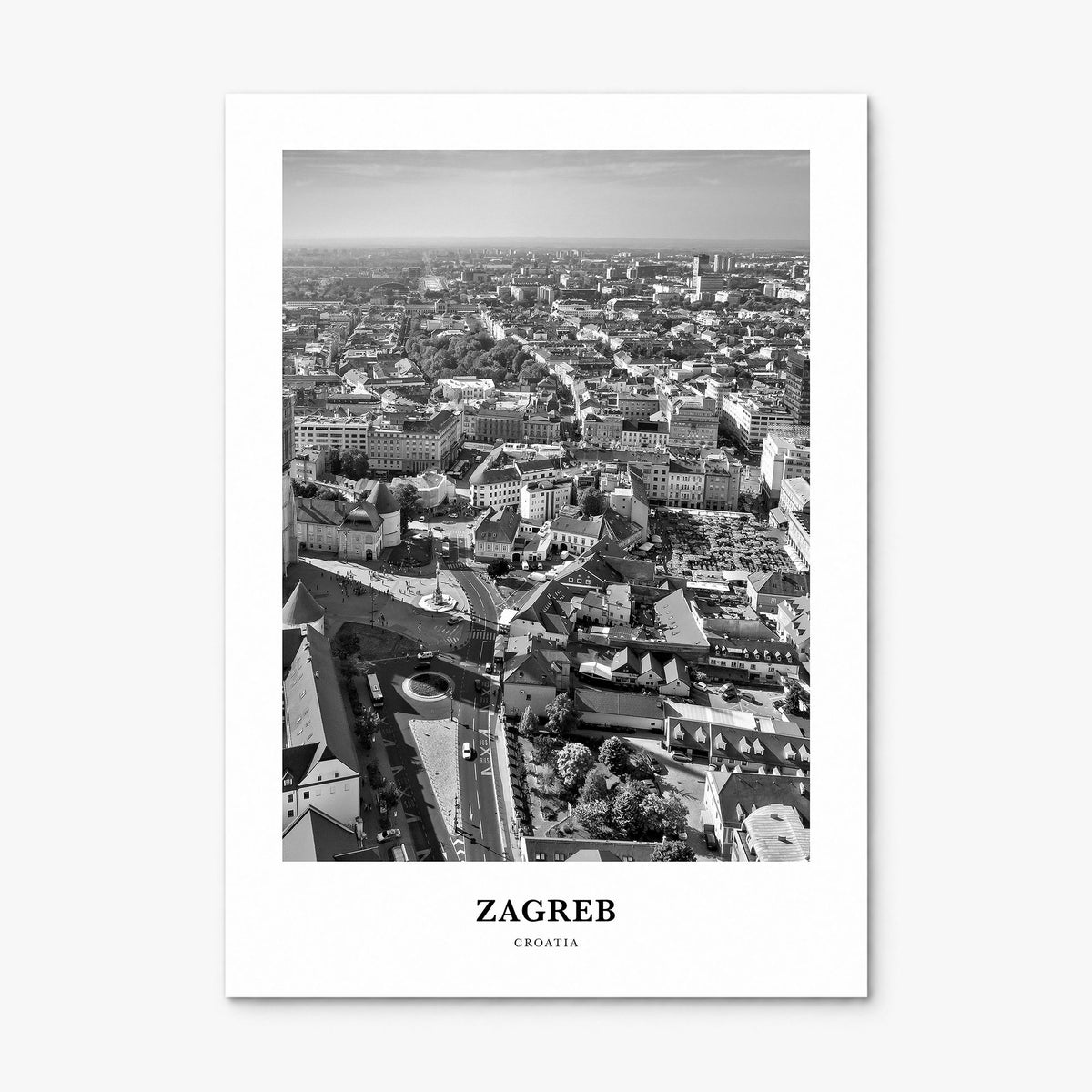 Zagreb Classic Poster, print only (unframed)