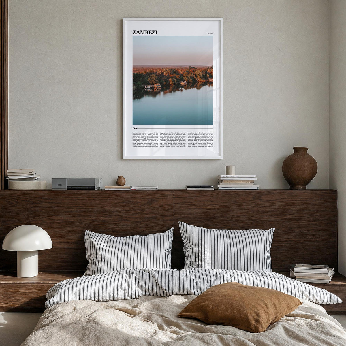 Zambezi Travel Poster