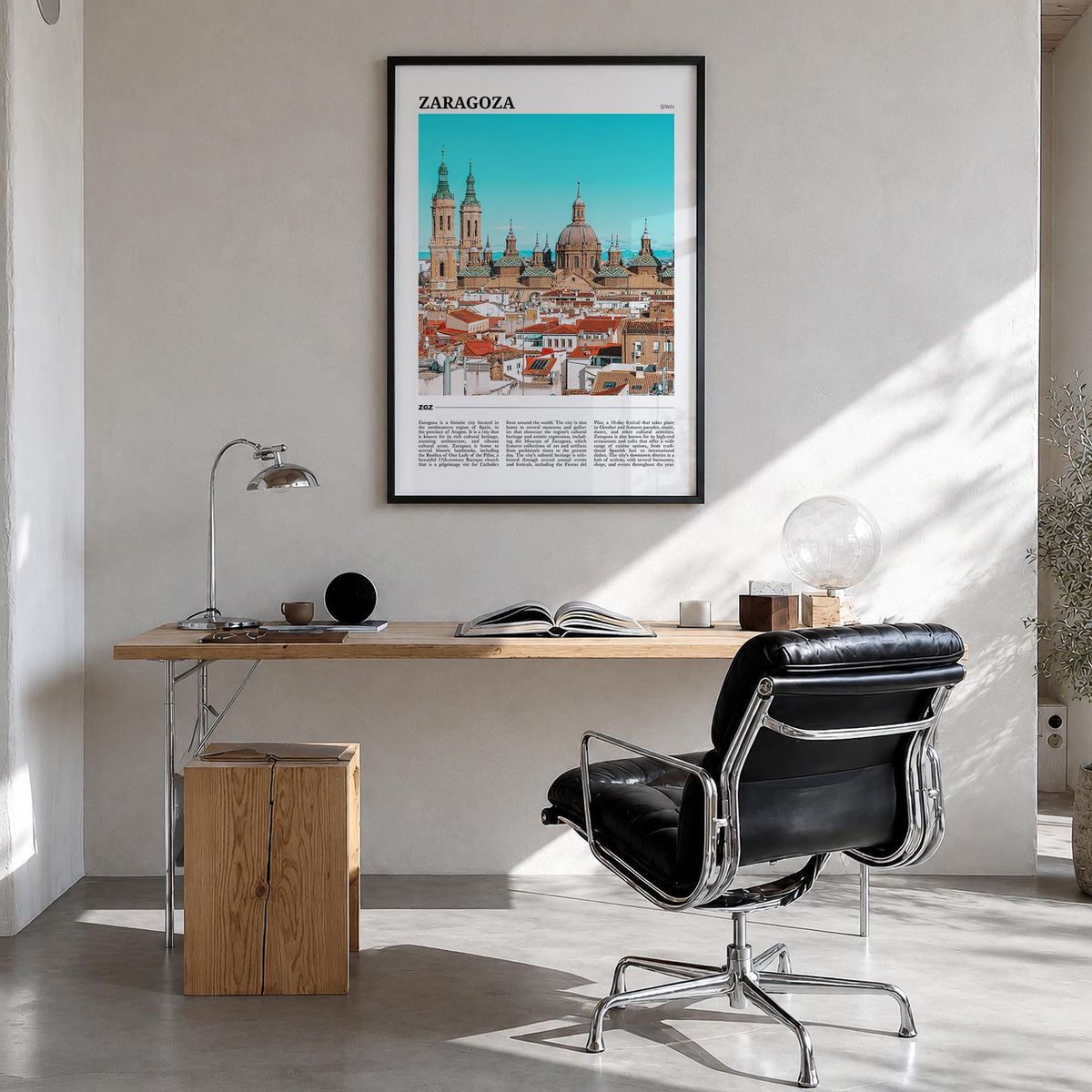 Zaragoza Travel No 2 Poster