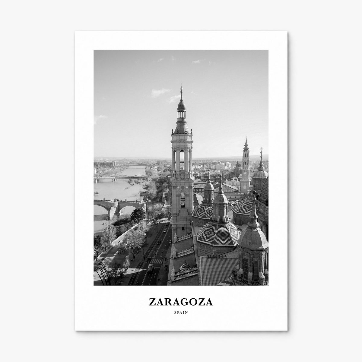 Zaragoza Classic Poster, print only (unframed)