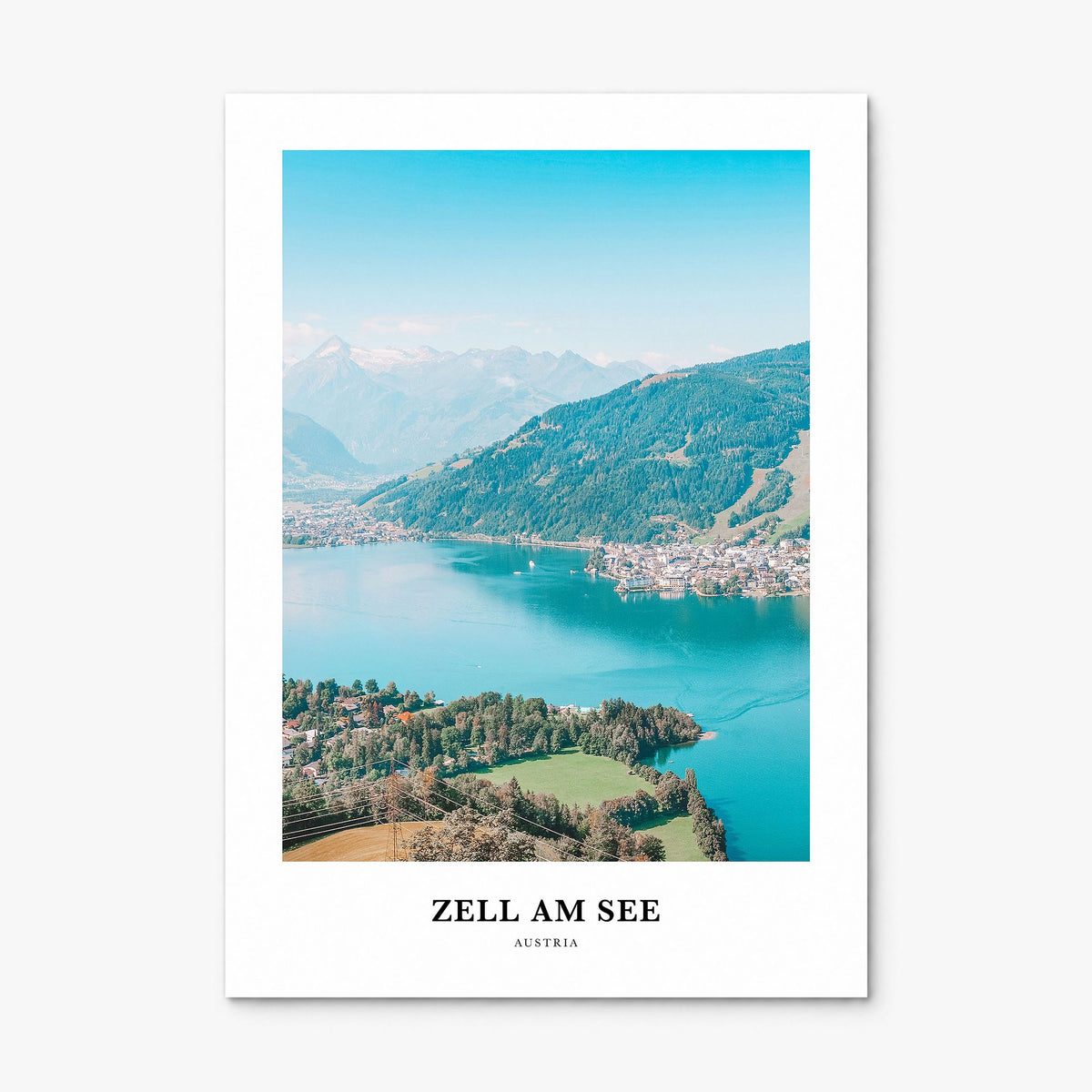 Zell am See Classic Poster, print only (unframed)