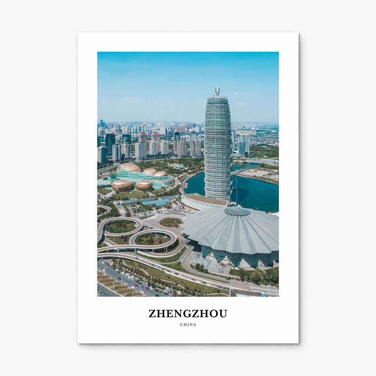 Zhengzhou Classic Poster, print only (unframed)