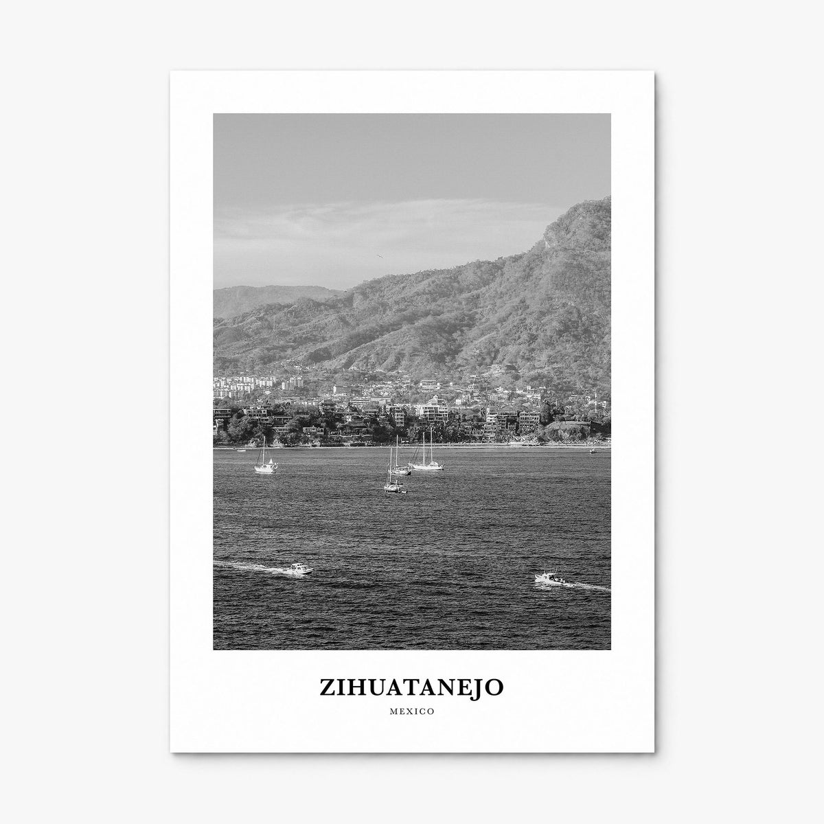 Zihuatanejo Classic Poster, print only (unframed)