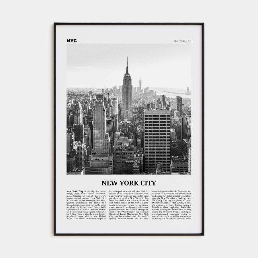 Travel B&W Posters