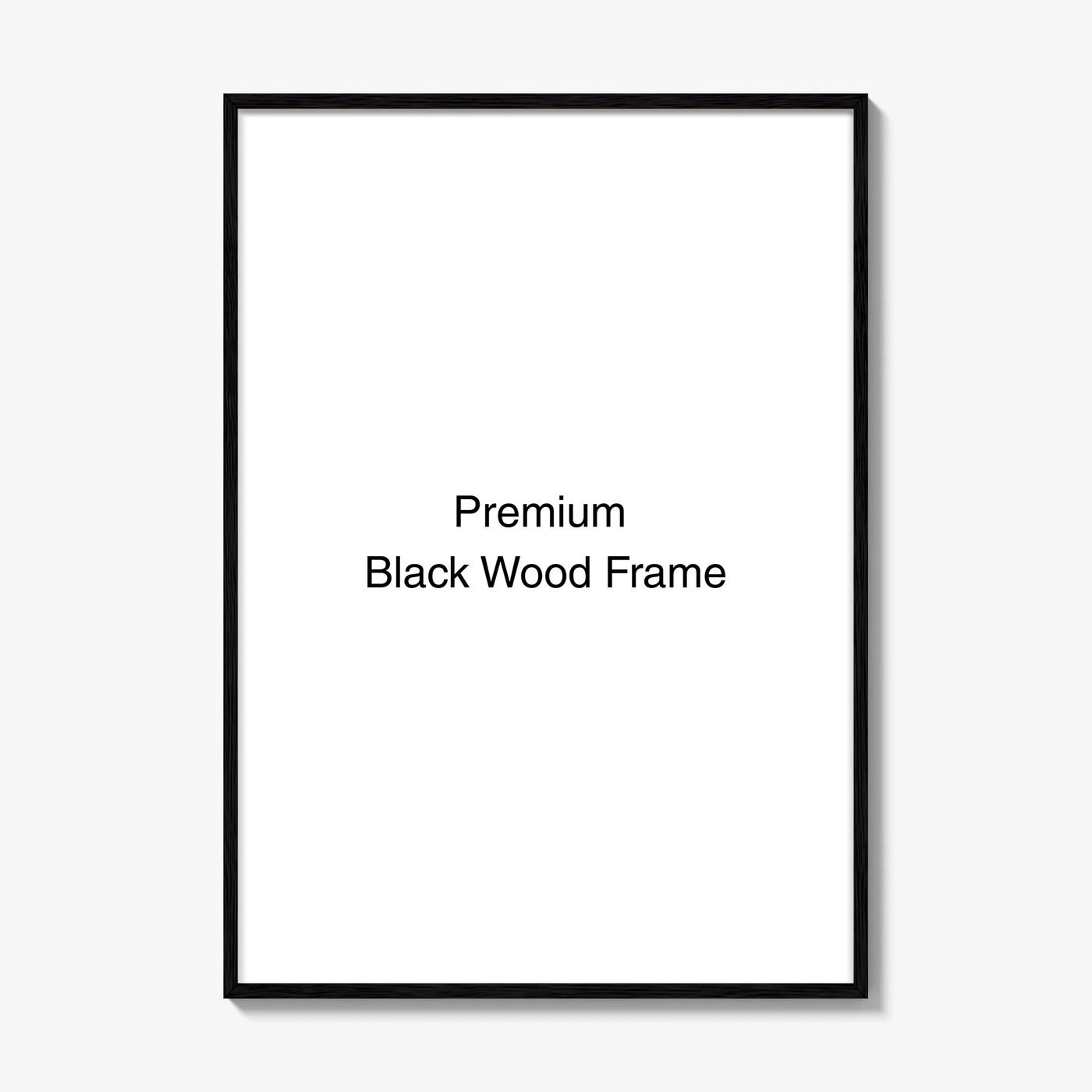 Black Wood Frame