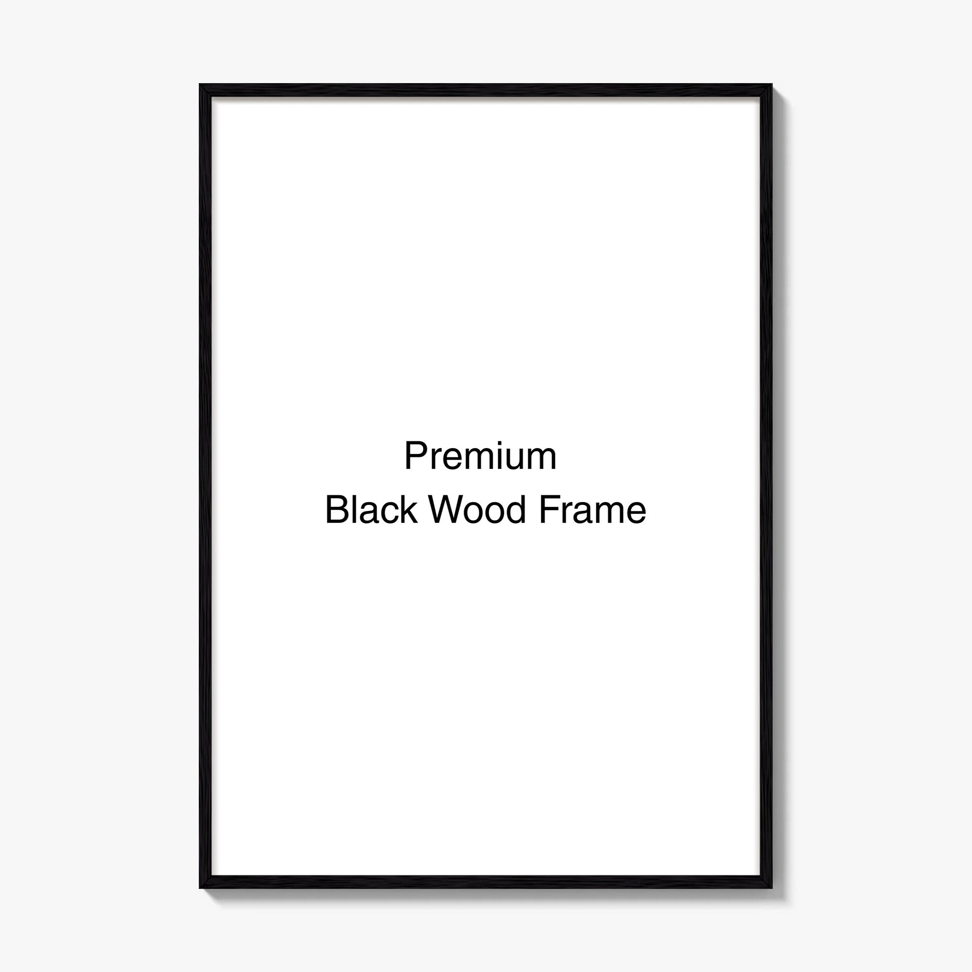Black Wood Frame