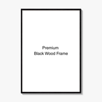 Black Wood Frame
