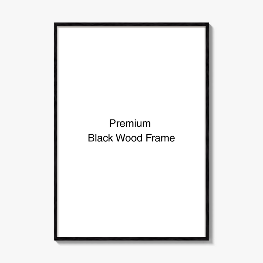 Black Wood Frame
