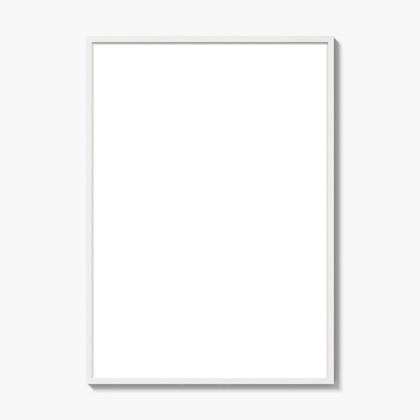 White Wood Frame