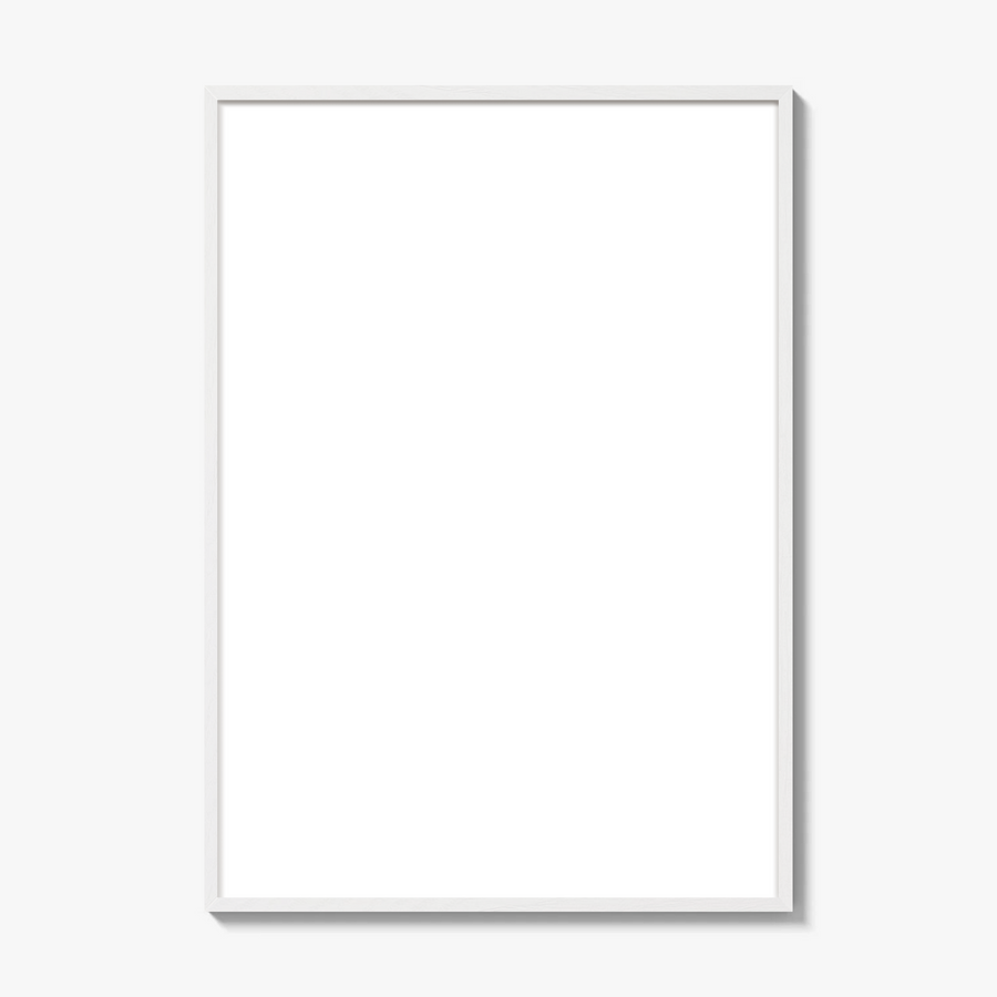 White Wood Frame