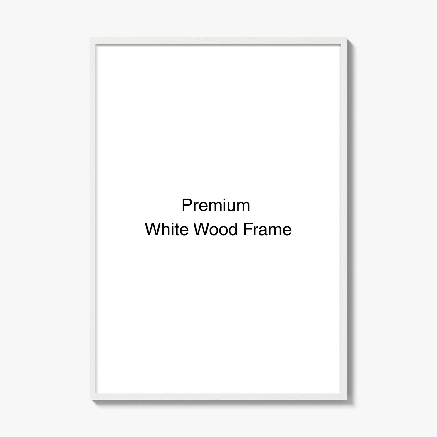 White Wood Frame