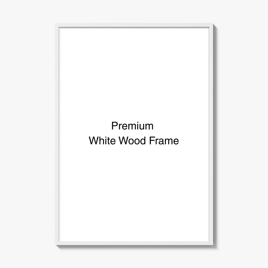 White Wood Frame