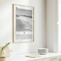 30A Print Black and White, 30A Wall Art, 30A Poster, 30A Photo, 30A Wall Décor, 30A Map, Florida, USA