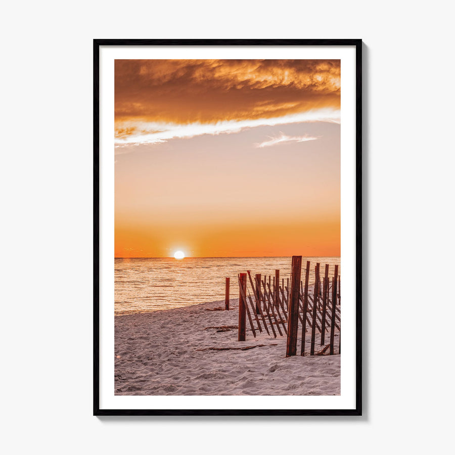 30A Photo Poster, framed poster mockup, white border