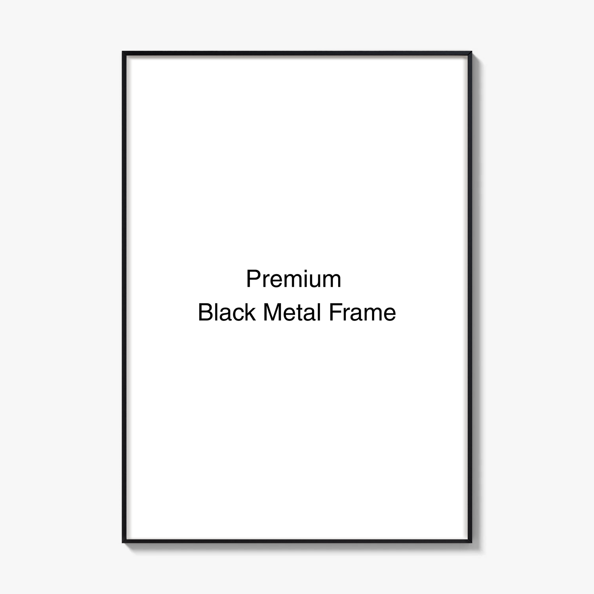 Black Metal Frame