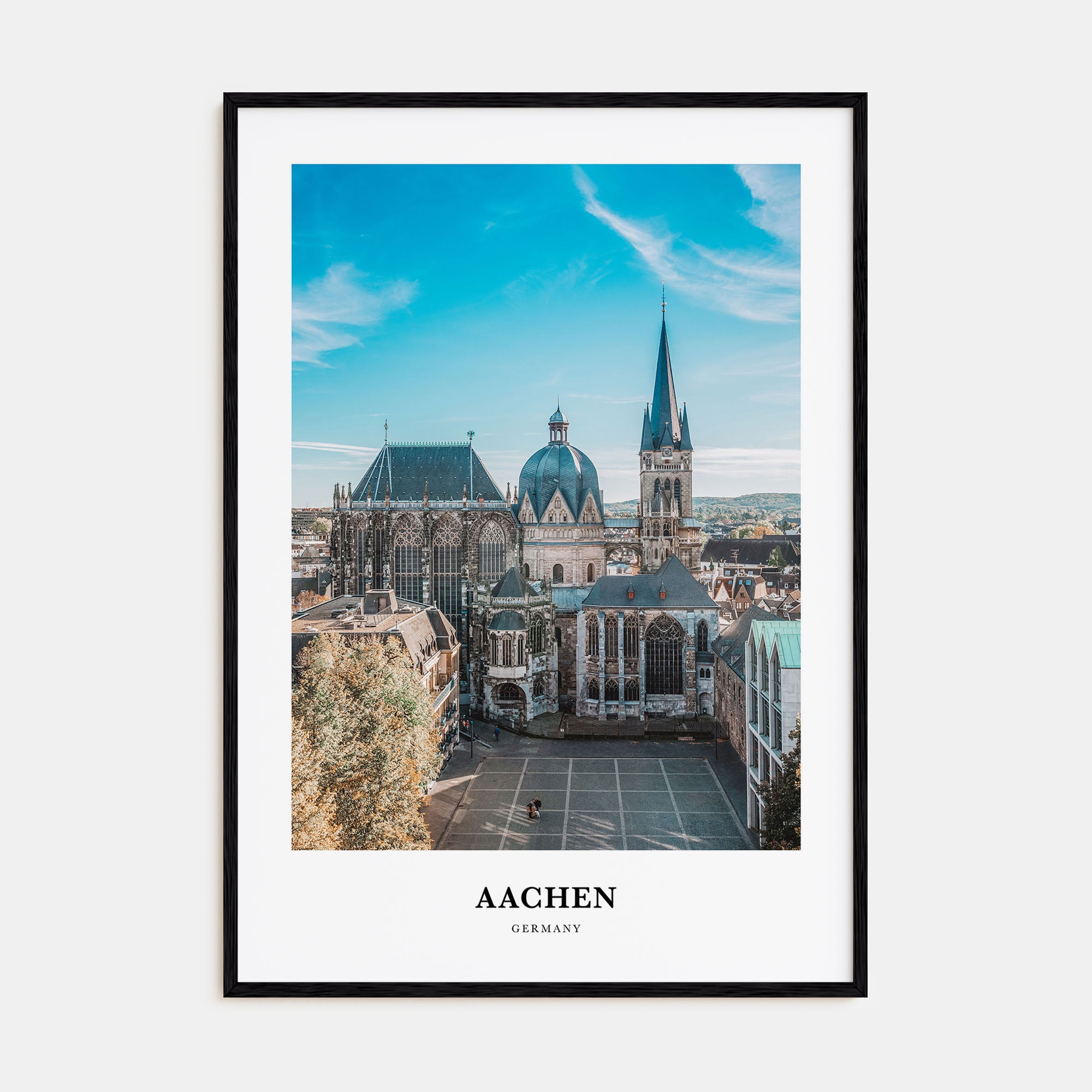 Aachen Portrait Color Poster
