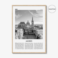 Aachen Print Black and White, Aachen Wall Art, Aachen Poster, Aachen Photo, Aachen Wall Décor, Germany, Deutschland, Europe, Cologne