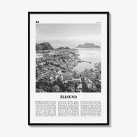 Aalesund Print Black and White, Ålesund Wall Art, Ålesund Poster, Ålesund Photo, Ålesund Wall Décor, Aalesund Poster, Norway