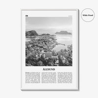 Aalesund Print Black and White, Ålesund Wall Art, Ålesund Poster, Ålesund Photo, Ålesund Wall Décor, Aalesund Poster, Norway