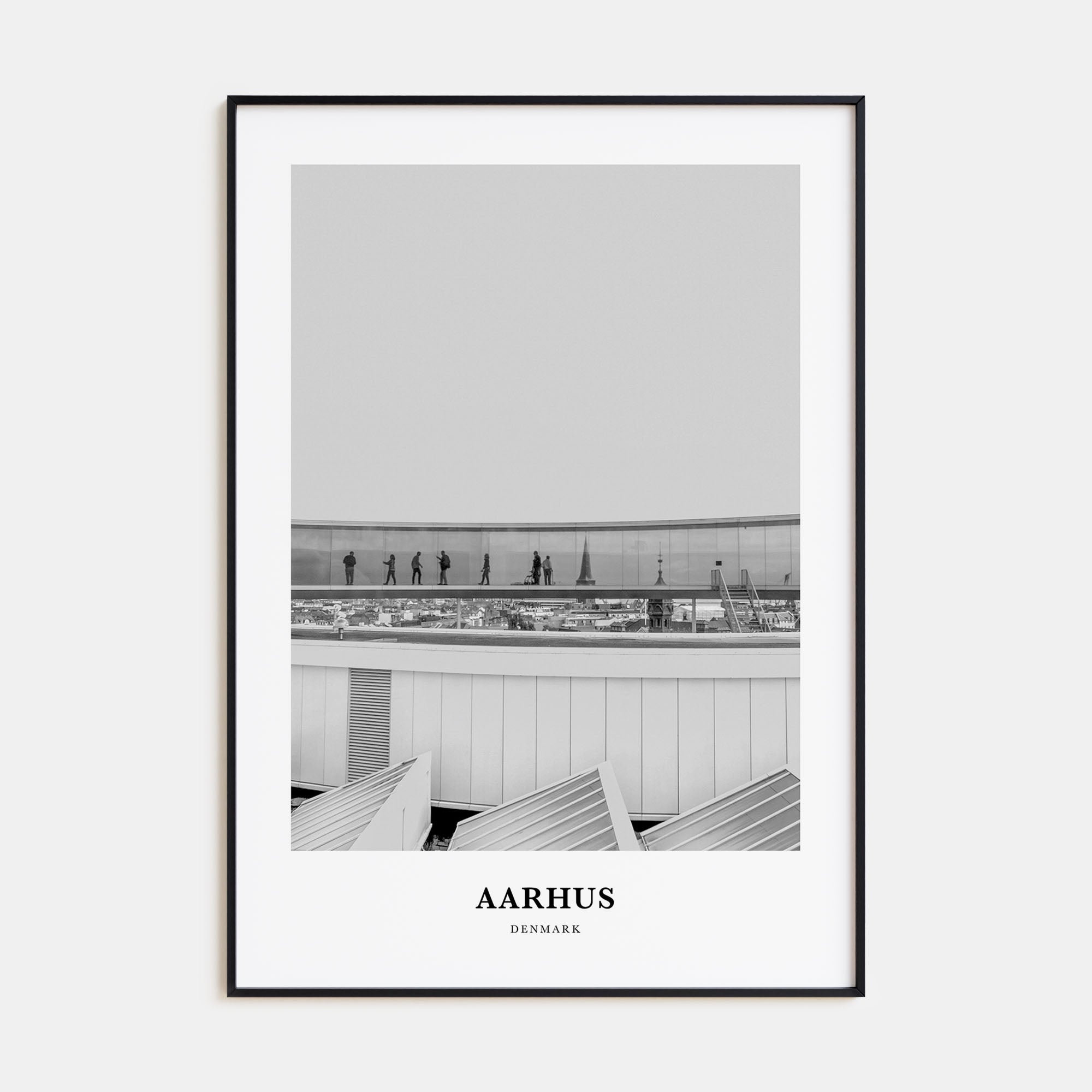Aarhus Portrait B&W No 1 Poster
