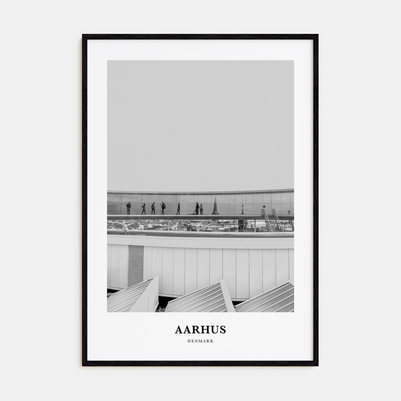 Aarhus Portrait B&W No 1 Poster