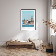 Aarhus Portrait Color Poster