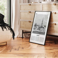 Aarhus Print Black and White No 1, Aarhus Wall Art, Aarhus Poster, Aarhus Photo, Aarhus Wall Decor, City Print, Denmark, Århus, Danmark