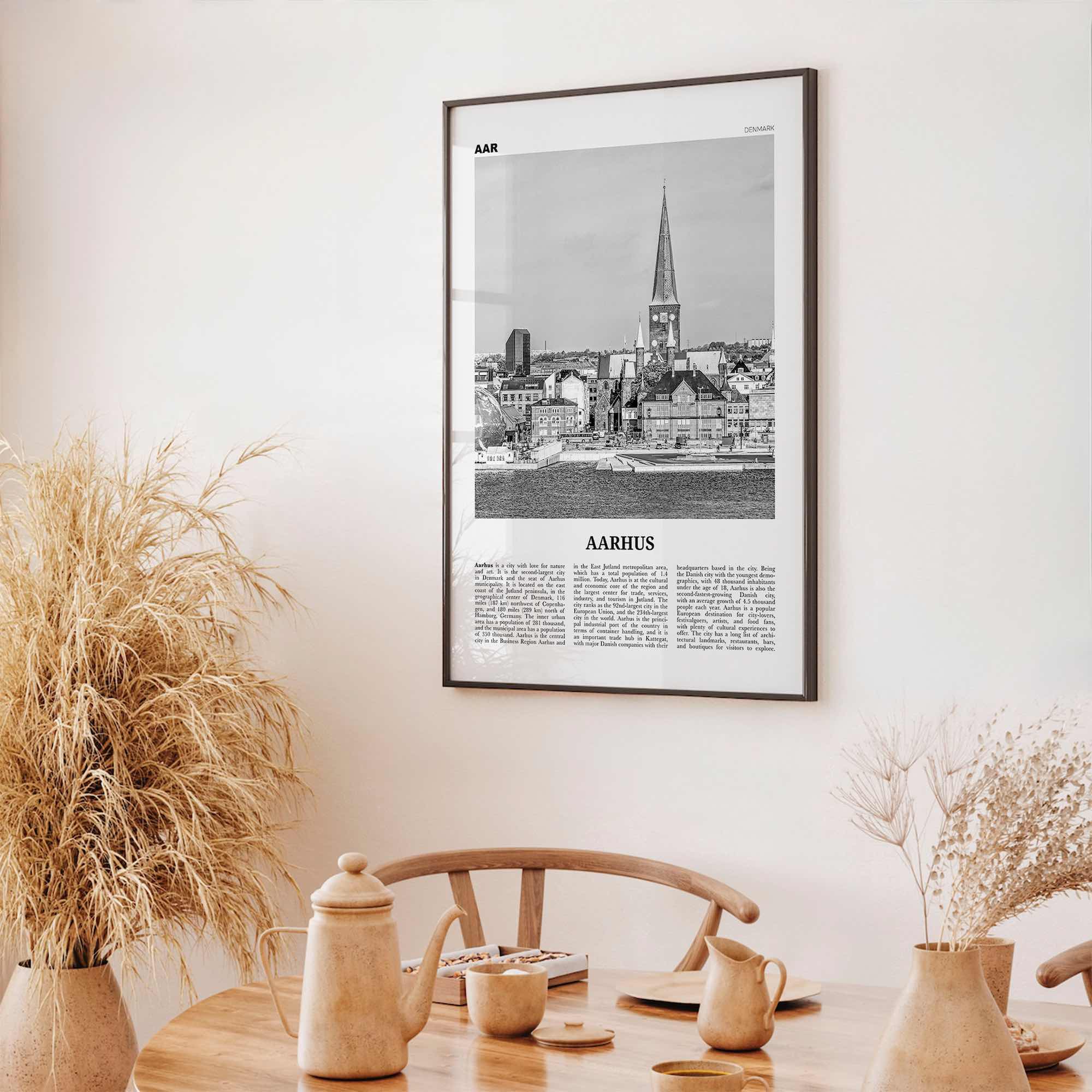 Aarhus Print Black and White No 1, Aarhus Wall Art, Aarhus Poster, Aarhus Photo, Aarhus Wall Decor, City Print, Denmark, Århus, Danmark