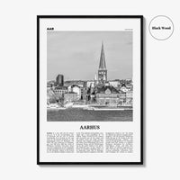 Aarhus Print Black and White No 1, Aarhus Wall Art, Aarhus Poster, Aarhus Photo, Aarhus Wall Decor, City Print, Denmark, Århus, Danmark