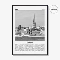Aarhus Print Black and White No 1, Aarhus Wall Art, Aarhus Poster, Aarhus Photo, Aarhus Wall Decor, City Print, Denmark, Århus, Danmark
