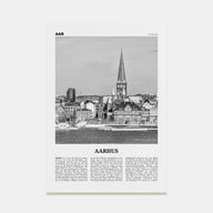 Aarhus Travel B&W No 1 Poster