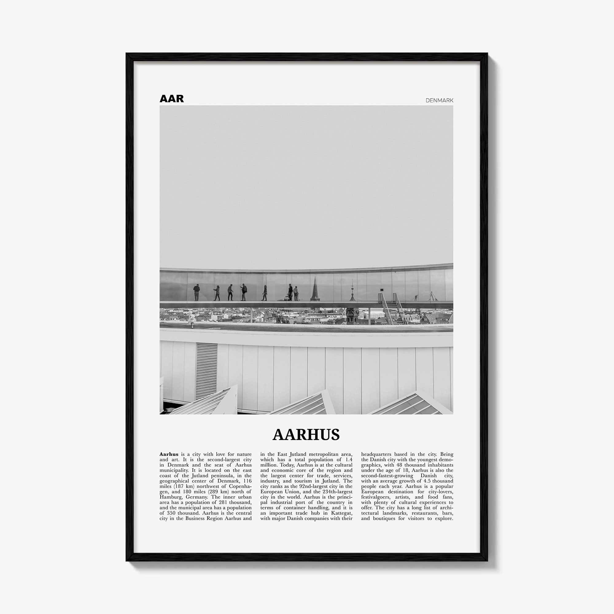 Aarhus Print Black and White No 2, Aarhus Wall Art, Aarhus Poster, Aarhus Photo, Aarhus Wall Decor, City Print, Denmark, Århus, Danmark