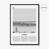 Aarhus Print Black and White No 2, Aarhus Wall Art, Aarhus Poster, Aarhus Photo, Aarhus Wall Decor, City Print, Denmark, Århus, Danmark