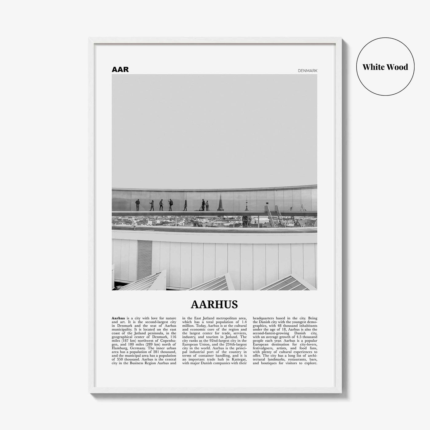 Aarhus Print Black and White No 2, Aarhus Wall Art, Aarhus Poster, Aarhus Photo, Aarhus Wall Decor, City Print, Denmark, Århus, Danmark