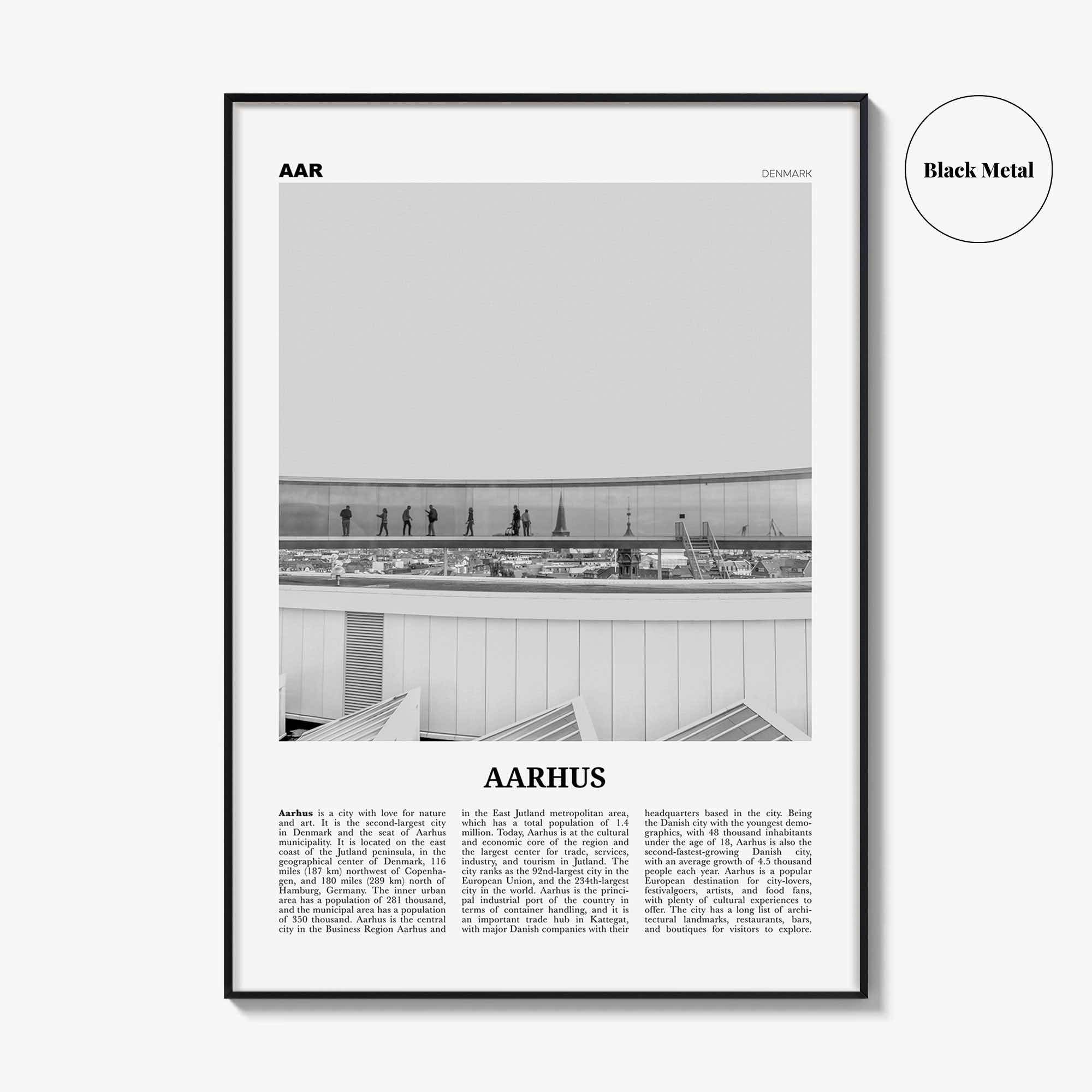 Aarhus Print Black and White No 2, Aarhus Wall Art, Aarhus Poster, Aarhus Photo, Aarhus Wall Decor, City Print, Denmark, Århus, Danmark