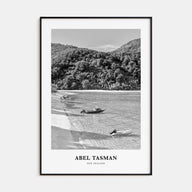 Abel Tasman National Park Portrait B&W Poster