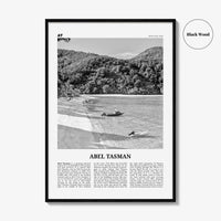 Abel Tasman National Park Print Black and White, Abel Tasman Wall Art, Abel Tasman Poster, Abel Tasman Photo, Abel Tasman Decor, New Zealand