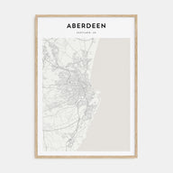 Aberdeen Map Portrait Poster