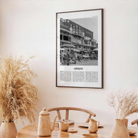 Abidjan Print Black and White, Abidjan Wall Art, Abidjan Poster, Abidjan Photo, Côte d'Ivoire, d'Abidjan, Ivory Coast, Africa