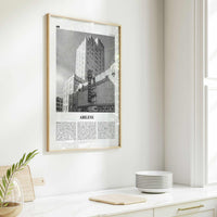 Abilene Print Black and White, Abilene Wall Art, Abilene Poster, Abilene Photo, Abilene Wall Décor, Abilene Map, Texas, USA