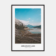 Abraham Lake Portrait Color Poster