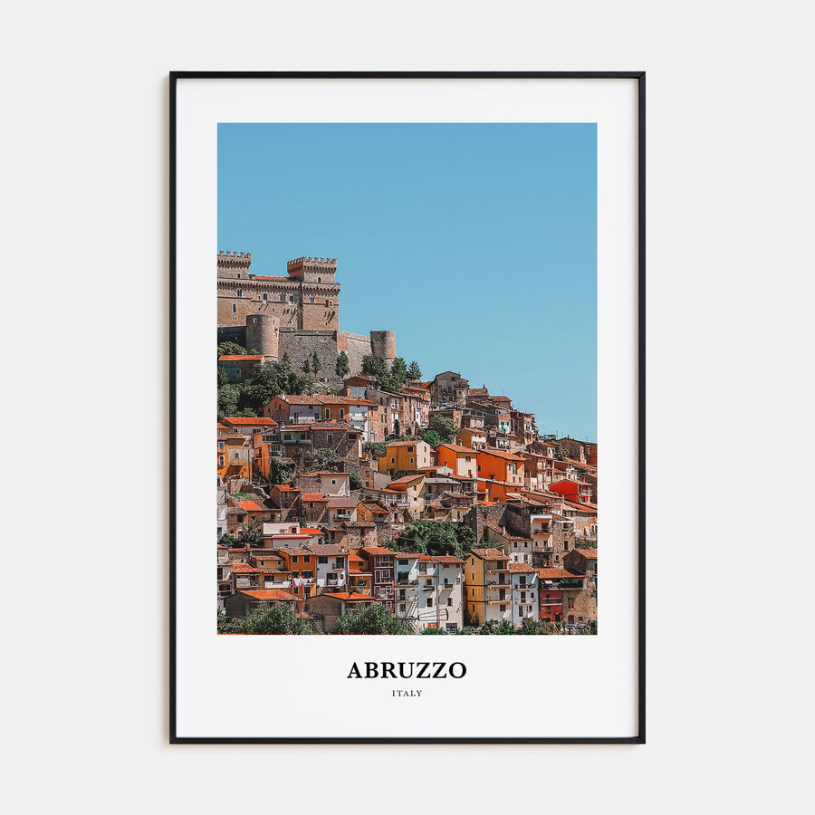 Abruzzo Portrait Color No 2 Poster