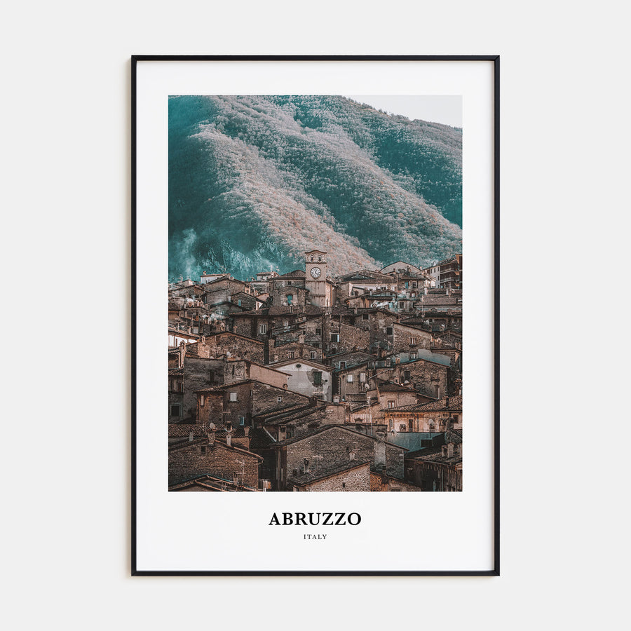 Abruzzo Portrait Color No 3 Poster