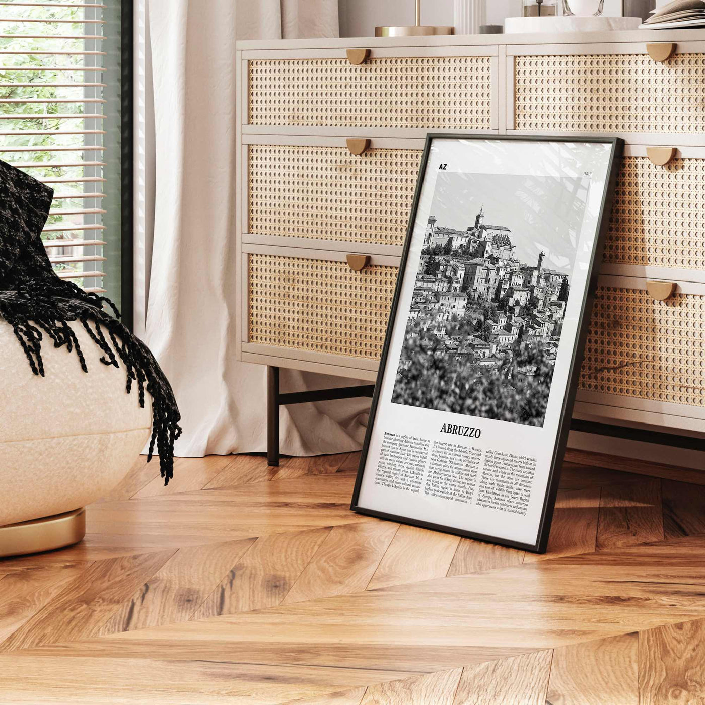 Abruzzo Print Black and White No 2, Abruzzo Wall Art, Abruzzo Poster, Abruzzo Photo, Abruzzo Wall Décor, Abruzzo Map, Italy